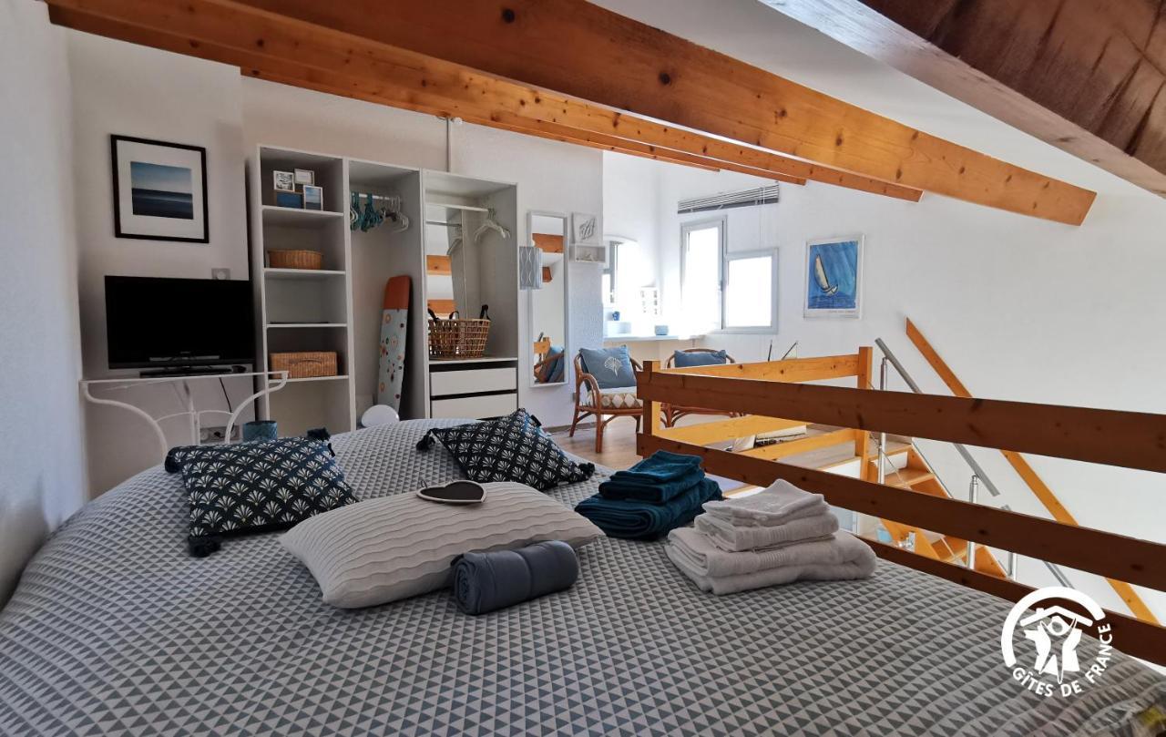 La Sirene - Loft Moderne Et Lumineux Avec Vue Panoramique Sur Mer Mediterranee Et Port De Plaisance Frontignan Eksteriør bilde