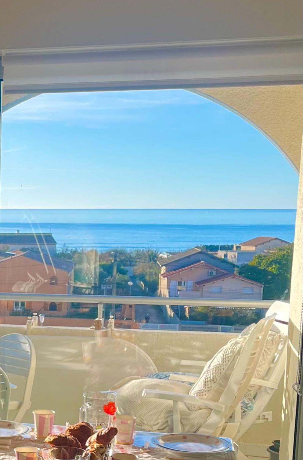 La Sirene - Loft Moderne Et Lumineux Avec Vue Panoramique Sur Mer Mediterranee Et Port De Plaisance Frontignan Eksteriør bilde