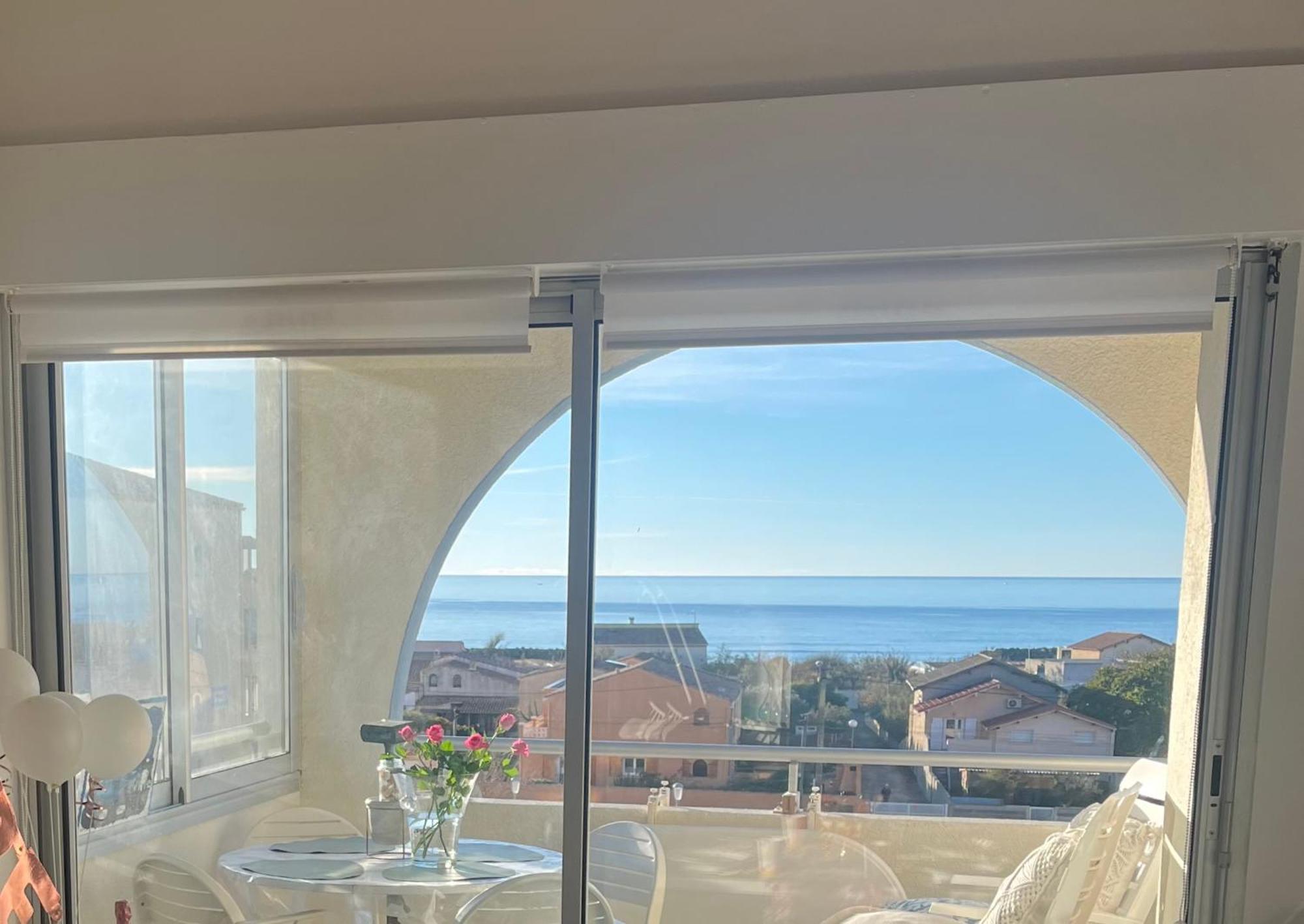 La Sirene - Loft Moderne Et Lumineux Avec Vue Panoramique Sur Mer Mediterranee Et Port De Plaisance Frontignan Eksteriør bilde